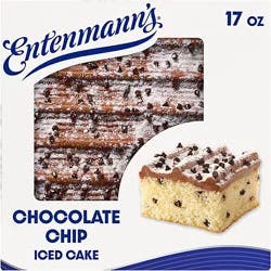 Entenmanns Iced Chocolate Chip Cakes - 17 Oz