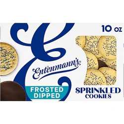 Entenmanns Frosted Dipped Sprinkled Cookies - 10 Oz