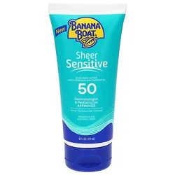 Banana Boat Sheer Sensitive Spf50 Body Lotion 6 Fl Oz - 6 Fz