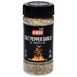 Badia Seasoning Salt Pepper Garlic - 6.5 Oz