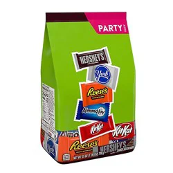 Chocolate Ss Bar Asst Family Pk Sub Almond Joy Coconut & Almond Choc Candy, Hersheys Milk Choc, - 25 Oz