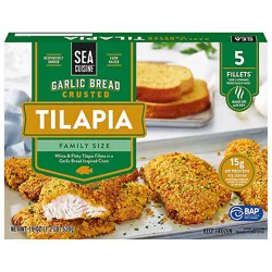 Sea Cuisine Tilapia Garlic Bread Crusted - 19 Oz