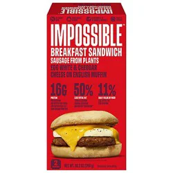 Impossible Foods Sandwich Impossible Breakfast - 10.2 Oz