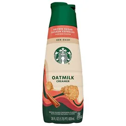 Starbucks Brown Sugar Shaken Espresso Inspired Oatmilk Creamer - 28 Fl Oz - 28 Fz