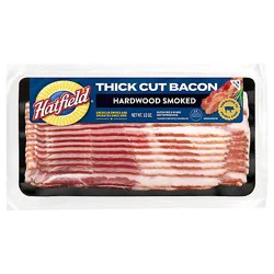 Hatfield Hardwood Smoked Thick Cut Bacon - 12 Oz