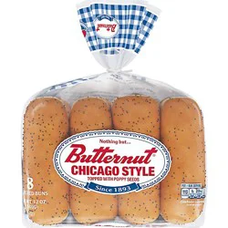 Butternut Chicago Style Hot Dog Buns - 12 Oz