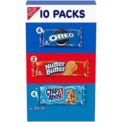 Chips Ahoy/nutter Butter/oreo Variety Pack - 10 Ct