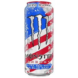 Monster Ultra Red White Blue Razz - 16 Fz