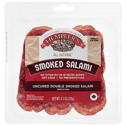 Hempler's Uncured Smoked Salami 4.5 Oz - 4.5 Oz
