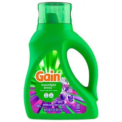 Gain Liquid Laundry Detergent He, Moonlight Breeze - 39 Fl. Oz. - 39 Fz