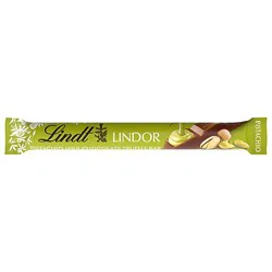 Lindt Lindor Pistachio Milk Chocolate Truffle Stick, 1.3 Oz. Horizontal Tray - 1.3 Oz