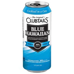 Clubtails Blue Hawaiian 16oz Cans - 16 Fz