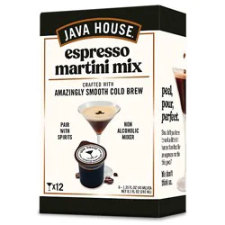 Java House Cold Brew Espresso Martini Peel And Pour Pods 6ct - 1.35 Fz