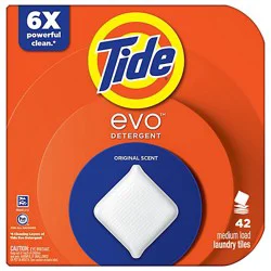 Tide Evo Detergent Tiles He, Original Scent - 42 Ct. - 42 Ct