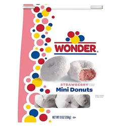 Wonder Mini Strawberry Donuts - 10 Oz