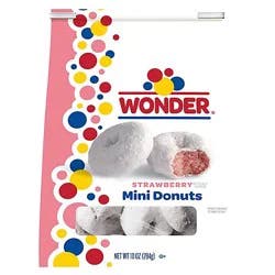 Wonder Mini Strawberry Donuts - 10 Oz