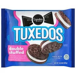 Signature Select Cookies Tuxedos Double Stuffed 15.35 Oz - 15.35oz