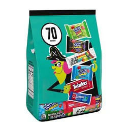 Hershey Assorted Fruit Flavored Halloween Candy Variety Bag 70 Count - 24.39 Oz