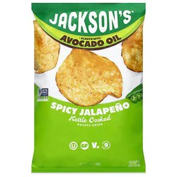Jacksons Avocado Oil Spicy Jalapeno Classic Kettle Chips 5oz - 5 Oz