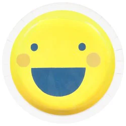 American Greetings Smiley 9 In Round Plates - Ea