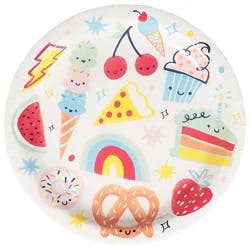 American Greetings Food Birthday Party Goods Shared 9 In Round Plates - Ea