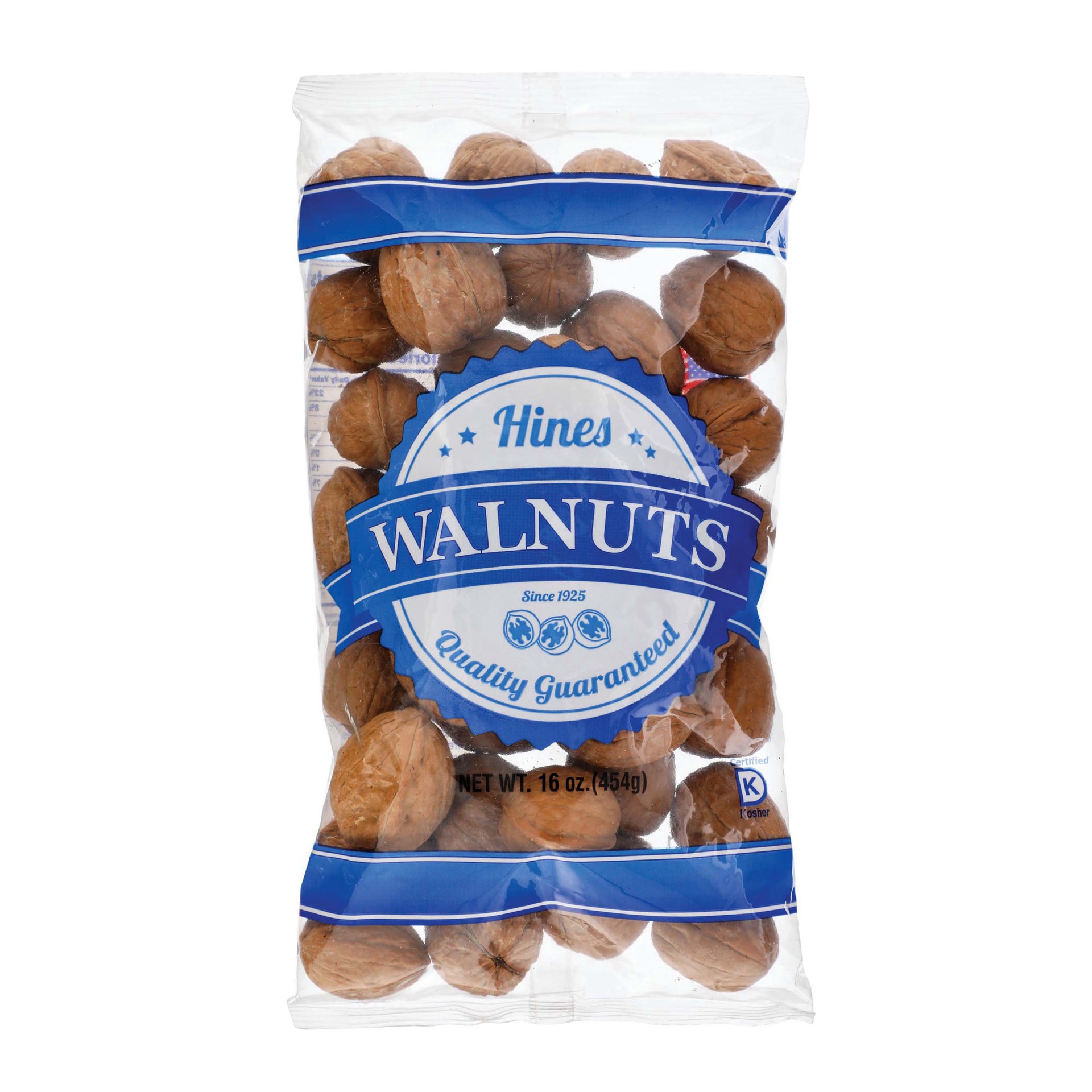 slide 1 of 1, Hines Inshell Walnuts, 16 oz