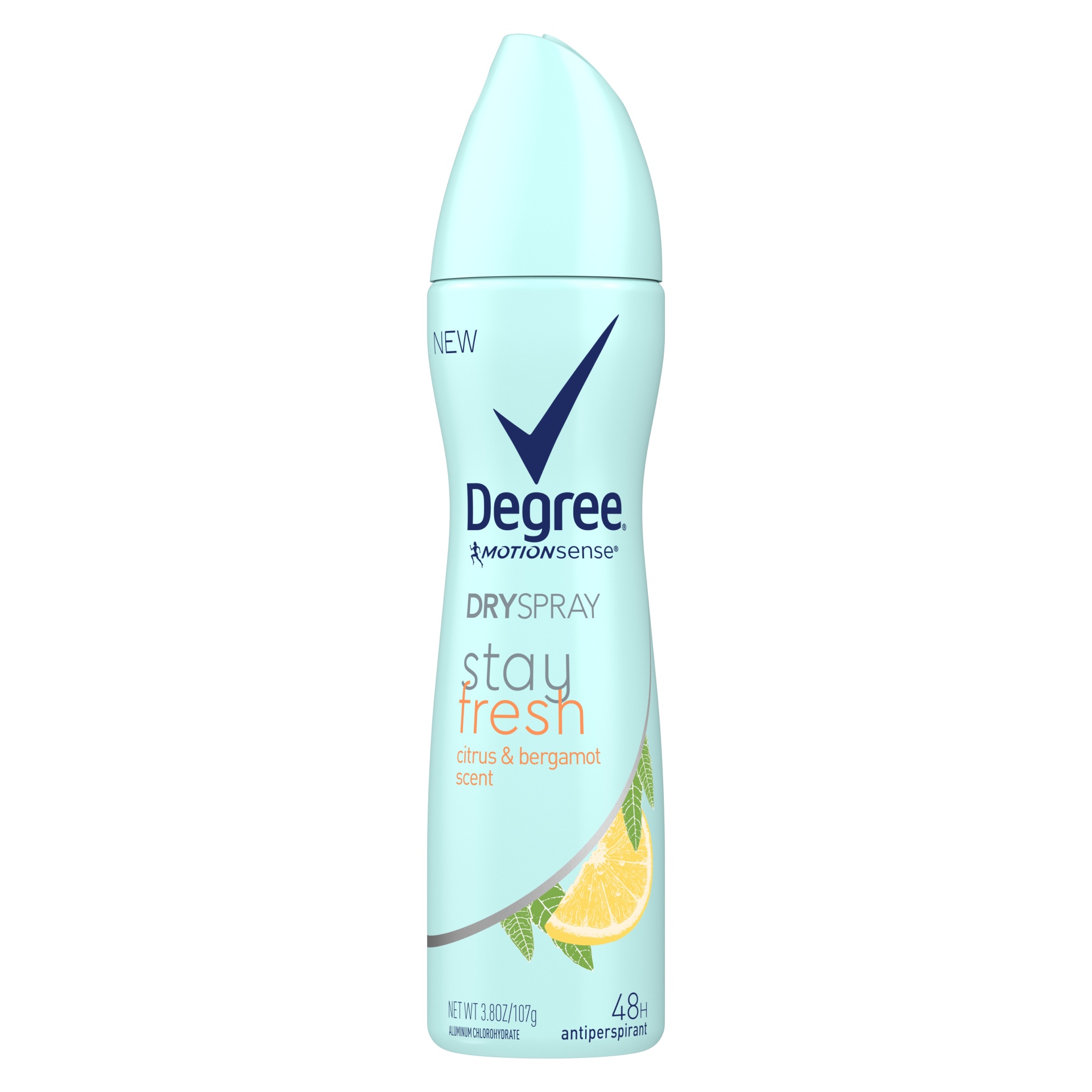 slide 1 of 1, Degree Women Stay Fresh Citrus & Bergamot Antiperspirant Deodorant Dry Spray, 3.8 oz
