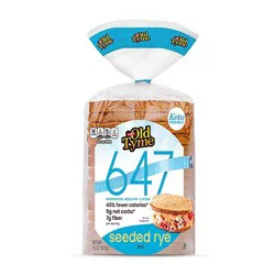 Old Tyme 647 Seeded Rye Bread - 15 Oz