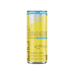 Red Bull Sugar Free Summer Edition Energy Drink - 8.4 Oz