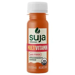 Suja Strawberry Citrus Fiber Multivitamin Shot - 2 Fz