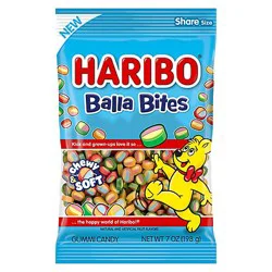Haribo Balla Bites 7oz Large Peg Bag - 7 Oz