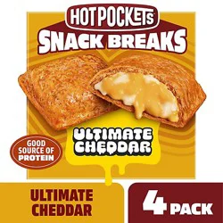 Hot Pockets Snack Breaks Ultimate Cheddar Sandwich, 4 Count, 16 Oz - 16 Oz