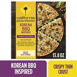 California Pizza Kitchen Frozen Pizza Korean Beef Bbq 13.8oz Carton - 13.8 Oz