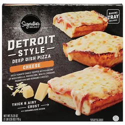 S Sel Detroit Style Cheese Pizza - 23.35 Oz
