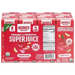 Deebees Organic Juice Cherry Apple 8pk - 8-6.75 Fl Oz