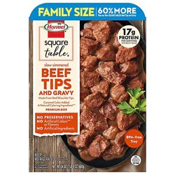 Hormel Square Table Beef Tips & Gravy 24oz - 24 Oz