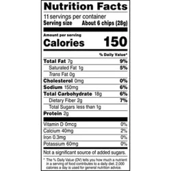 Tostitos Tortilla Chips Spicy White Cheddar Cheese, 11 Oz - 11.0 Oz