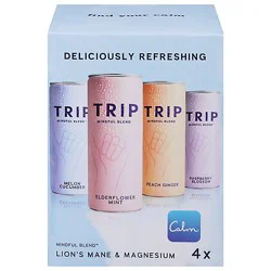 Trip Sparkling Water Mindful Blend 4-12fz - 4-12 Fl Oz