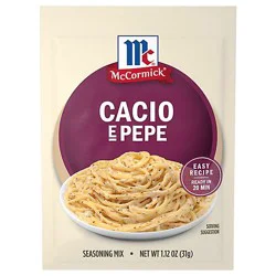 Mccormick® Cacio E Pepe 1.12 Oz - 1.12 Oz