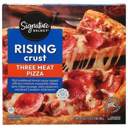 S Sel Rising Crust Three Meat Pizza 28.1oz - 28.1 Oz