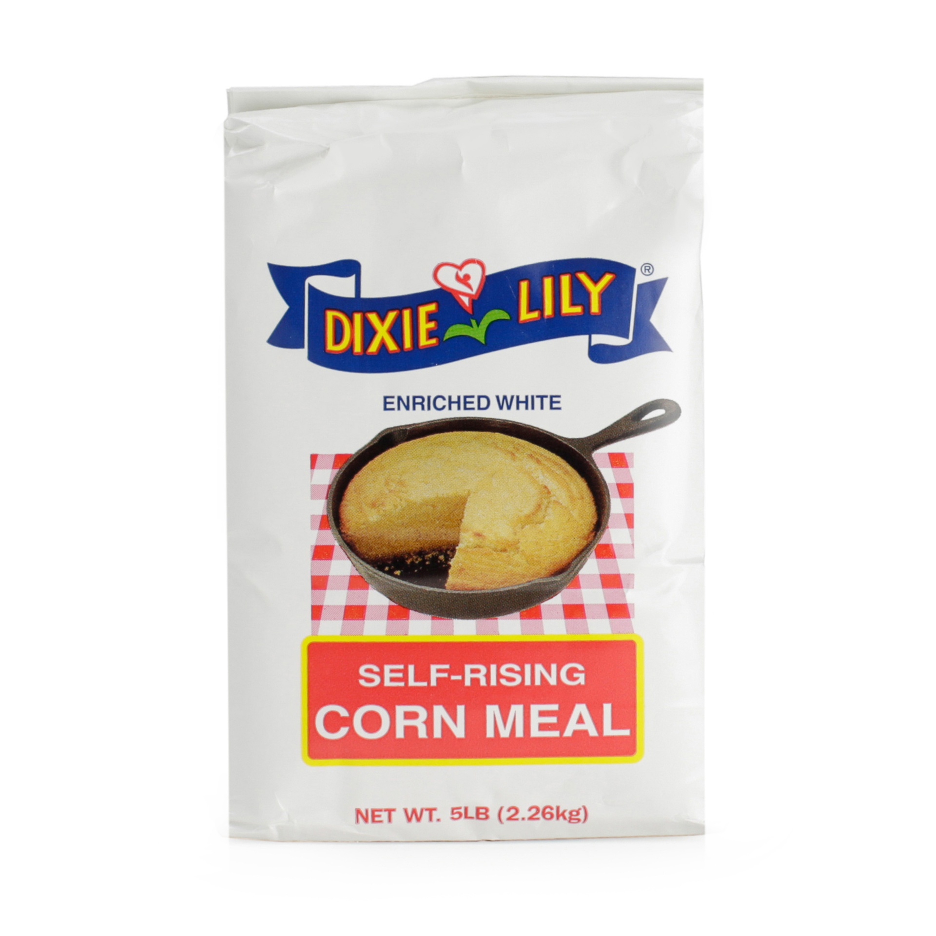 slide 1 of 1, Dixie Lily Self Rise Corn Meal, 5 lb