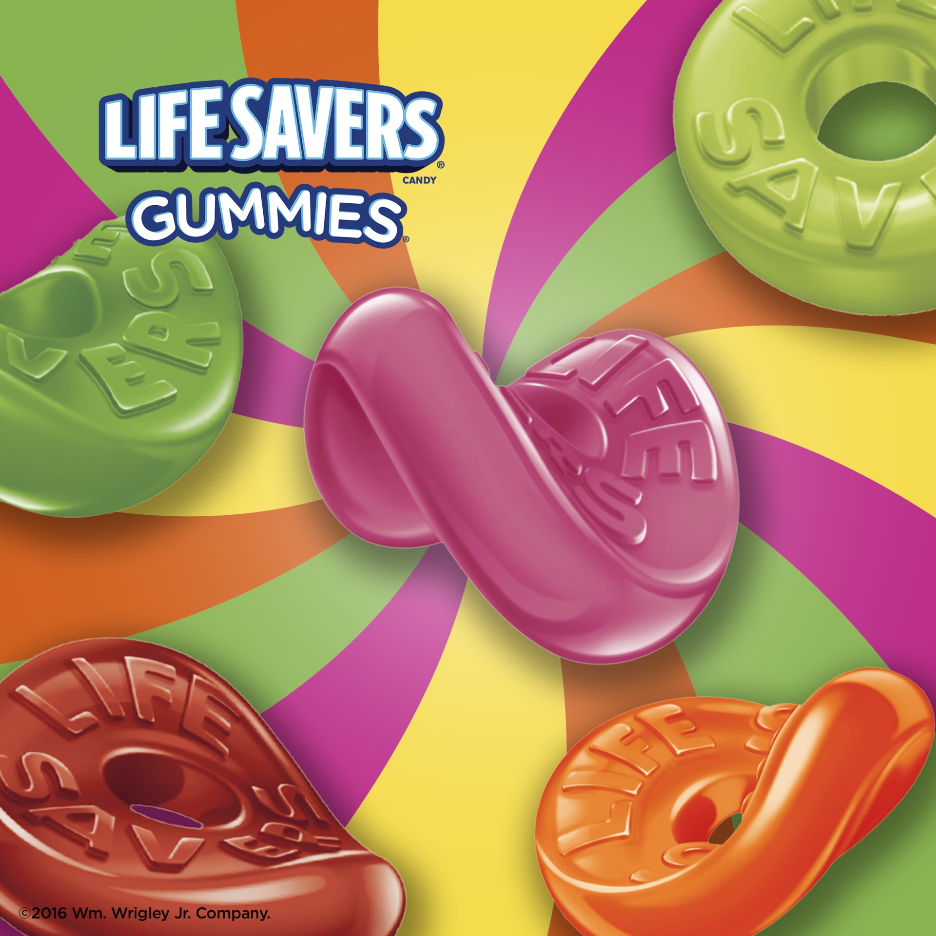 slide 2 of 2, LIFE SAVERS Exotics Gummies Candy Bag, 7 oz