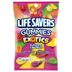 LIFE SAVERS Exotics Gummy Candy, 7 oz Bag