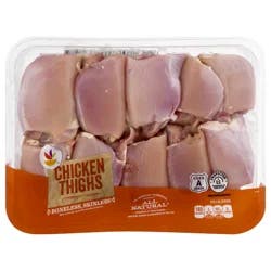 Giant Natural Boneless Skinless Chicken Thighs Value Pack Fresh