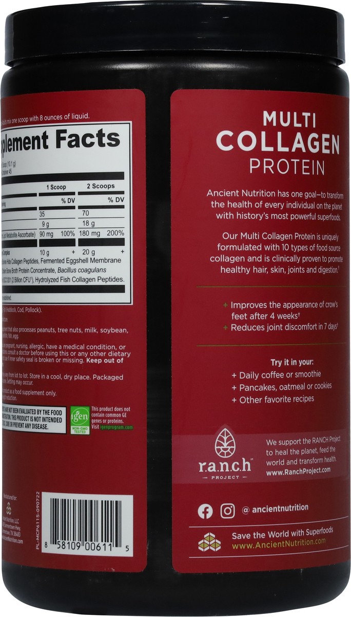 slide 6 of 9, Ancient Nutrition Multi Collagen Protein 16 oz, 16 oz