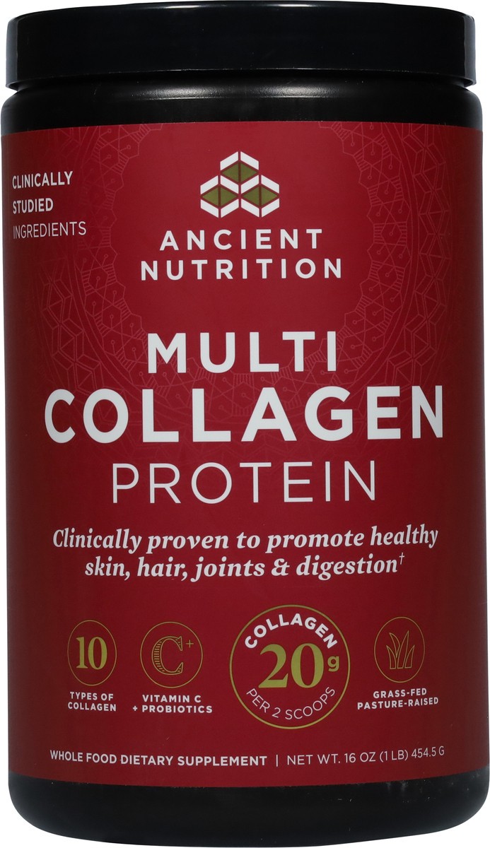 slide 3 of 9, Ancient Nutrition Multi Collagen Protein 16 oz, 16 oz