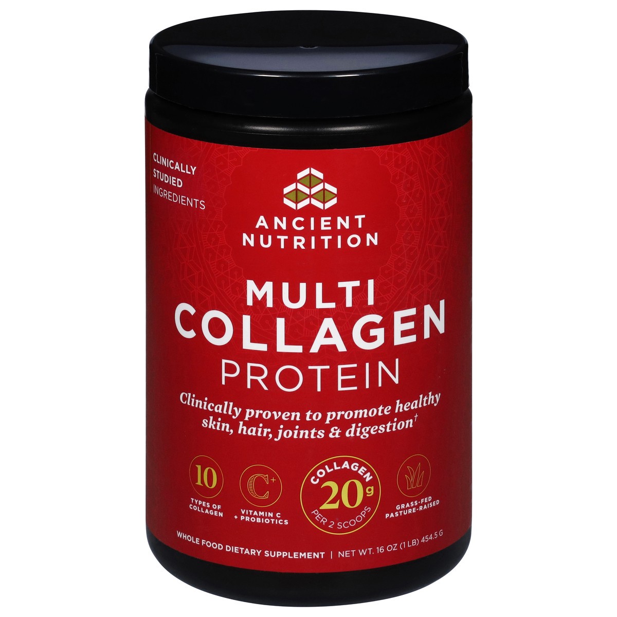 slide 1 of 9, Ancient Nutrition Multi Collagen Protein 16 oz, 16 oz