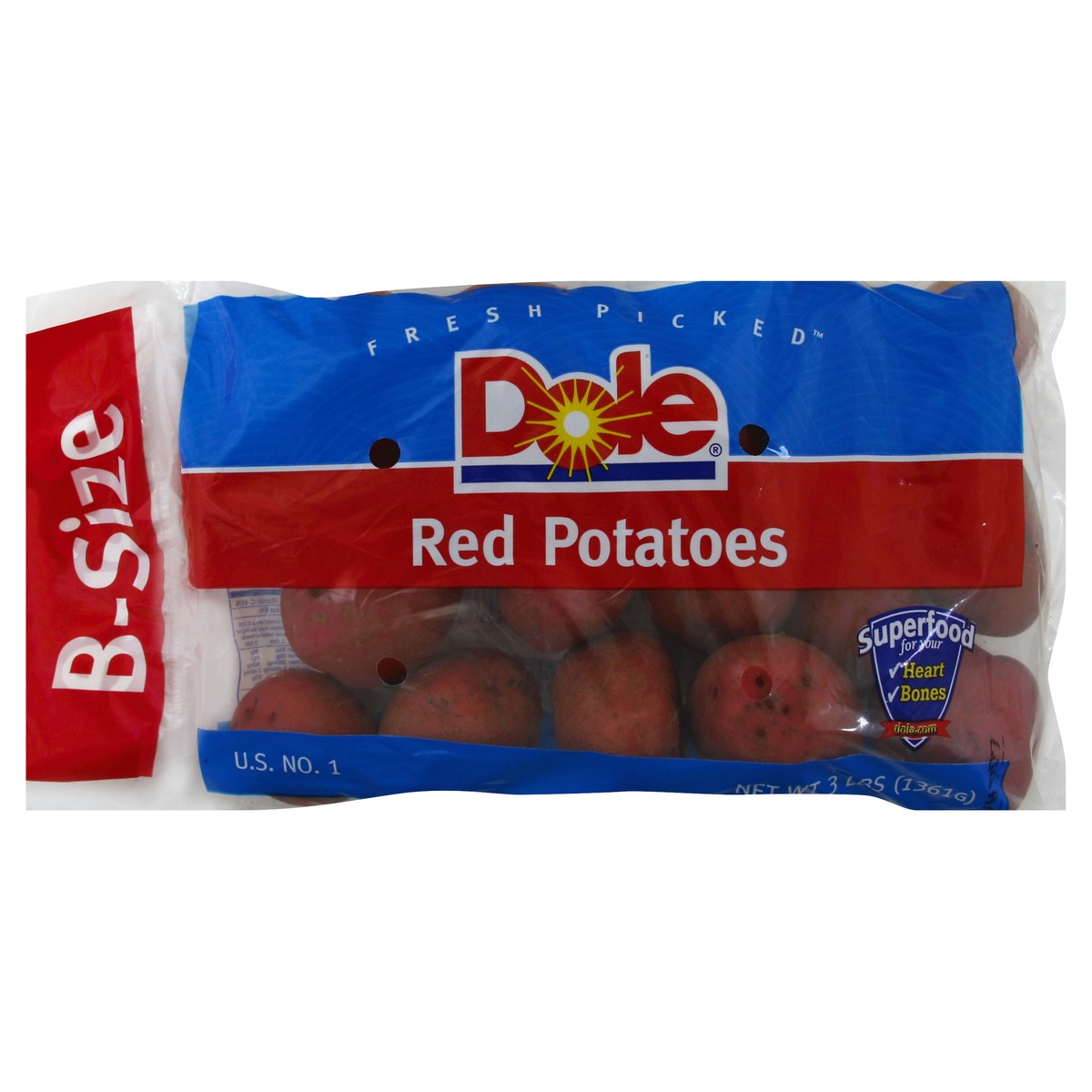 slide 5 of 7, Dole Red Potatoes 3 lb, 3 lb