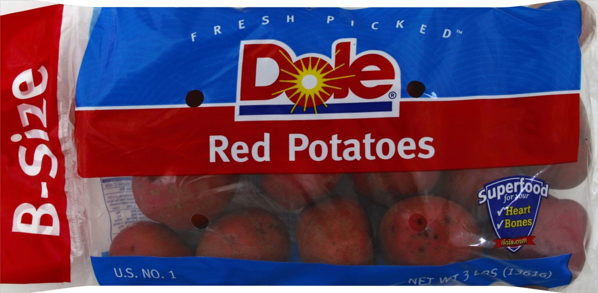 slide 4 of 7, Dole Red Potatoes 3 lb, 3 lb