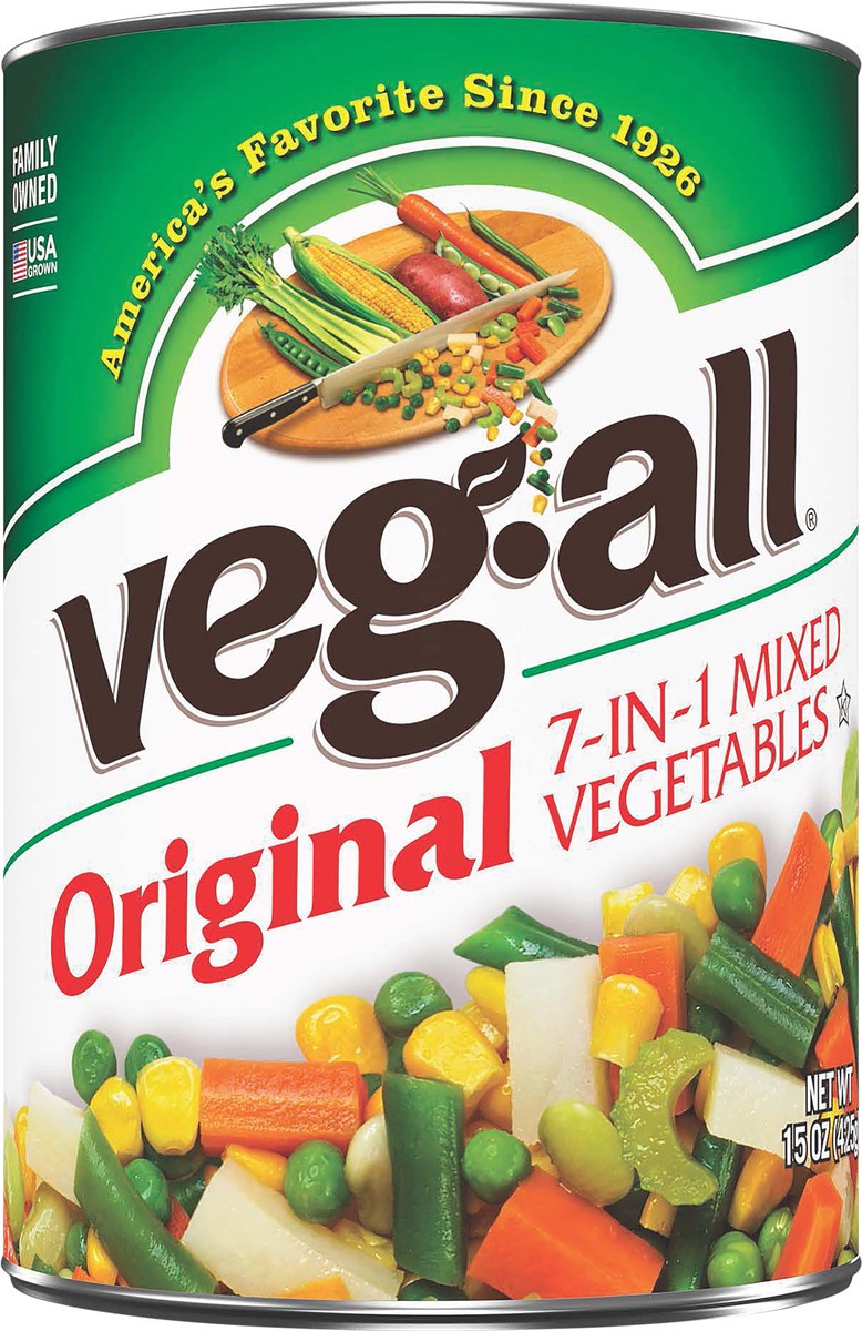 slide 2 of 5, Veg-All 7-in-1 Original Mixed Vegetables 15 oz, 15 oz